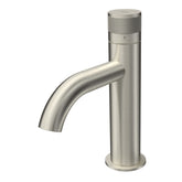 Parisi Todo II Basin Mixer with Curved Spout | Brushed Nickle